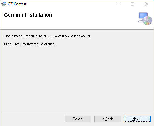 Confirm installation